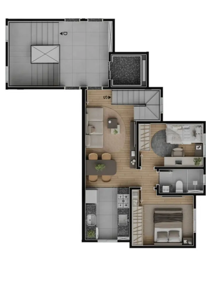 Cobertura, 2 quartos, 93 m² - Foto 10