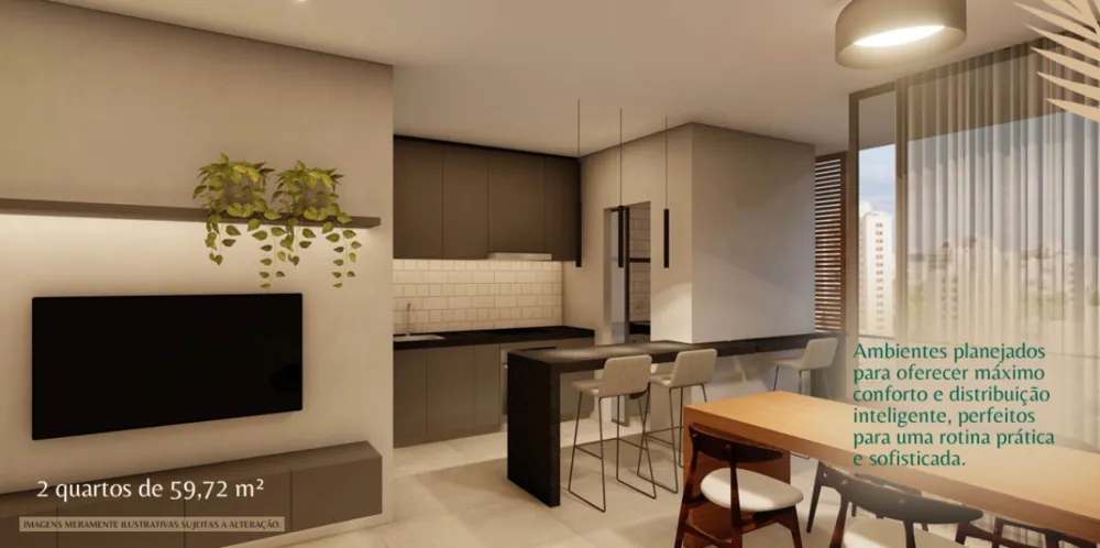 Apartamento, 2 quartos, 60 m² - Foto 2