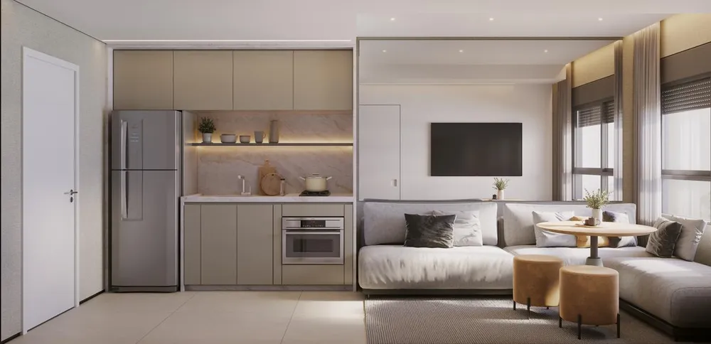 Apartamento, 1 quarto, 34 m² - Foto 2