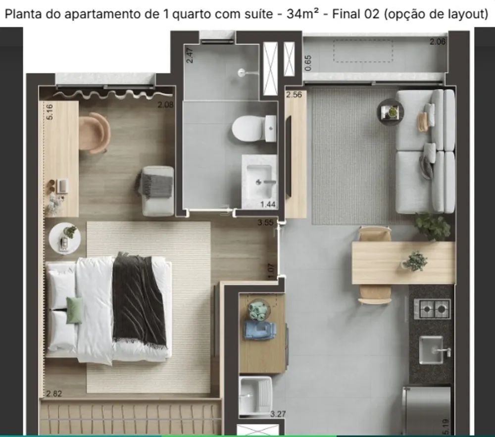 Apartamento, 2 quartos, 67 m² - Foto 10