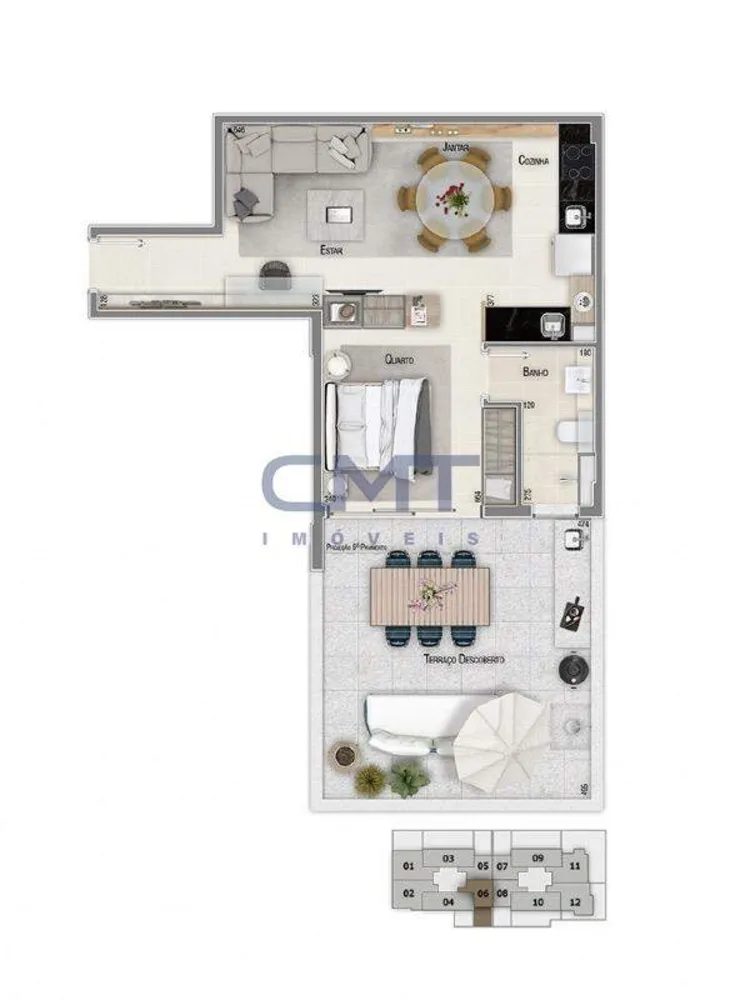 Apartamento, 1 quarto, 69 m² - Foto 10