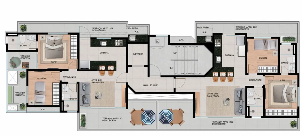 Apartamento, 2 quartos, 56 m² - Foto 4