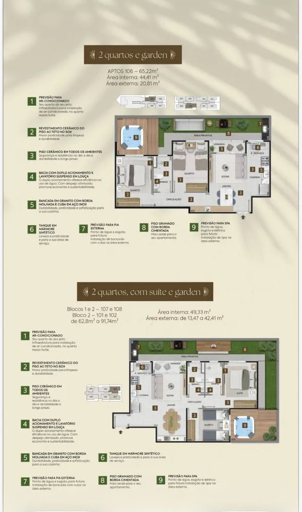Apartamento, 2 quartos, 49 m² - Foto 2
