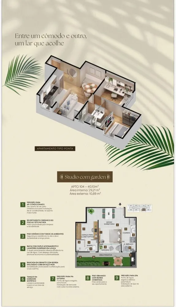 Apartamento, 2 quartos, 49 m² - Foto 3