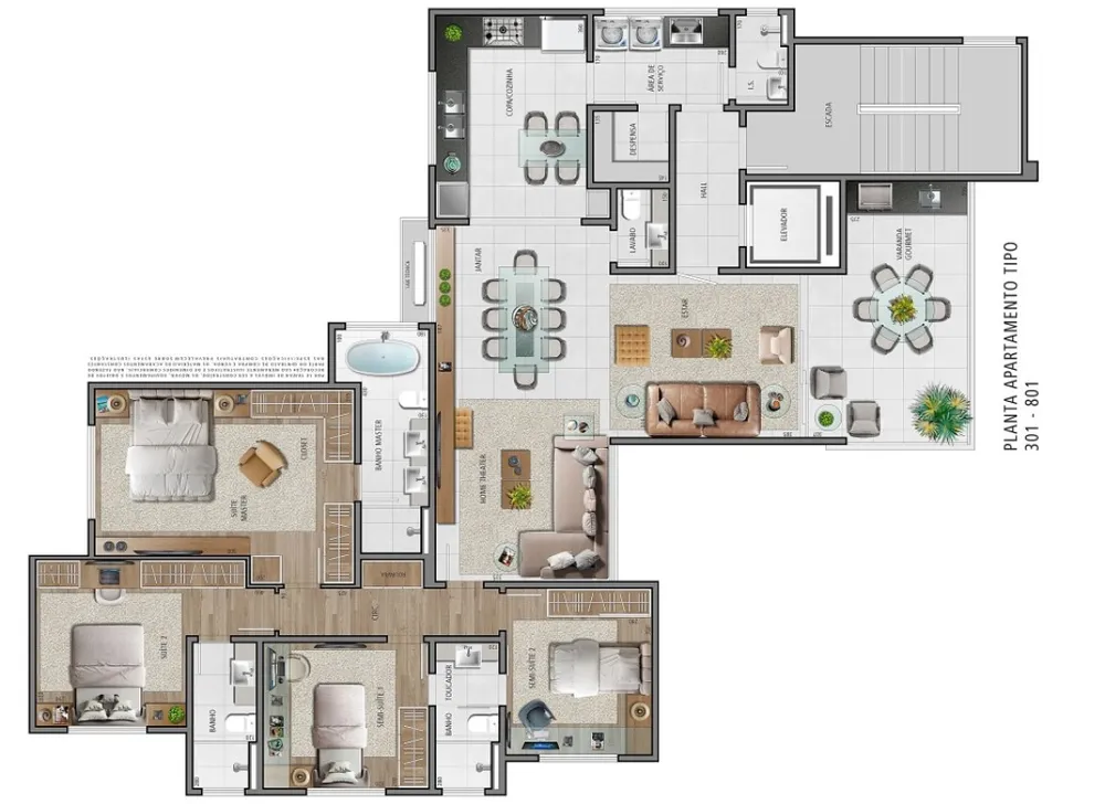 Apartamento, 4 quartos, 156 m² - Foto 7