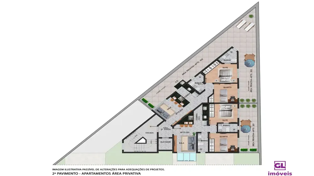 Apartamento, 1 quarto, 55 m² - Foto 3