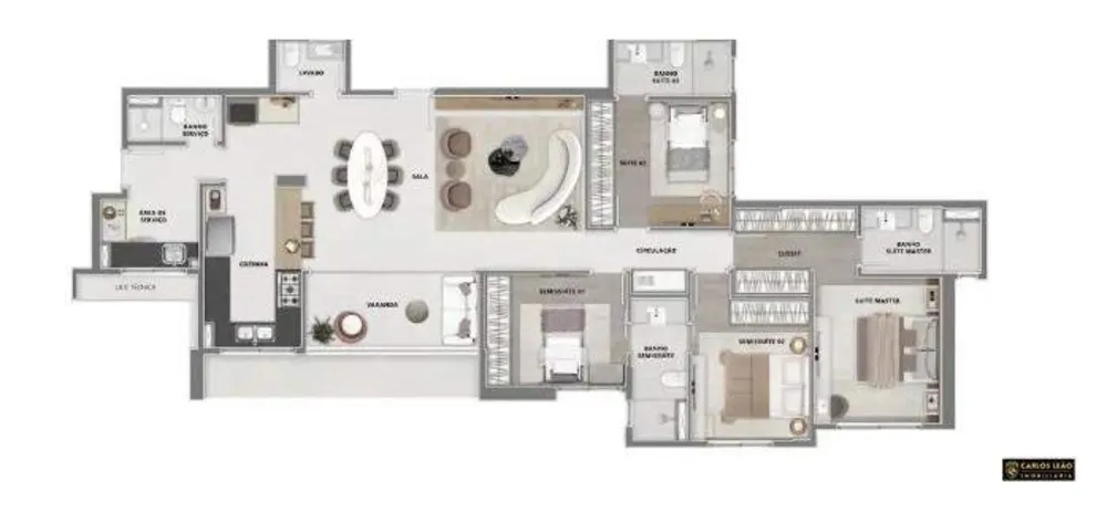 Apartamento, 4 quartos, 157 m² - Foto 15