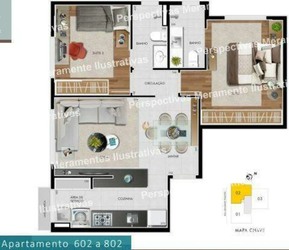 Apartamento, 2 quartos, 60 m² - Foto 5