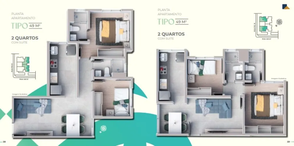 Apartamento, 2 quartos, 21 m² - Foto 3