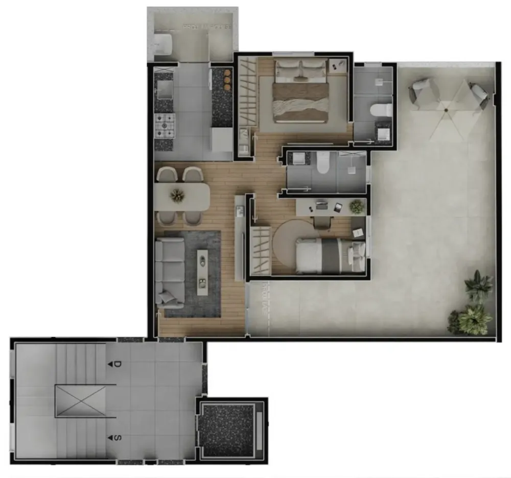 Apartamento, 2 quartos, 79 m² - Foto 4