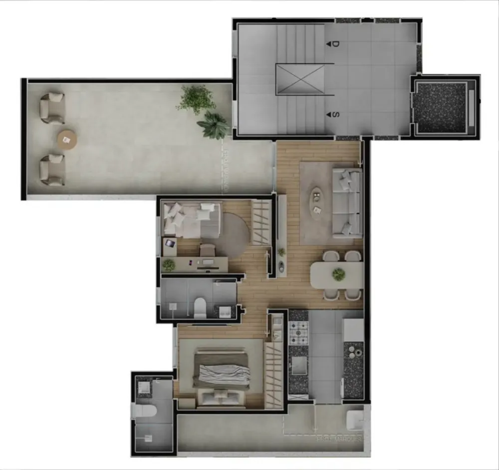 Apartamento, 2 quartos, 79 m² - Foto 3