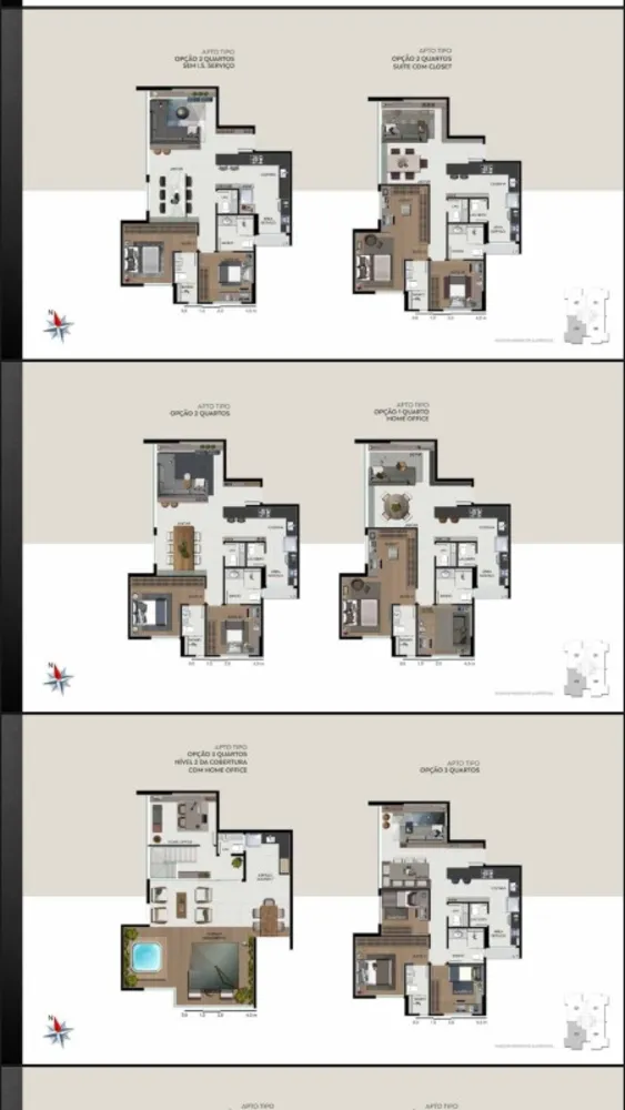 Cobertura, 3 quartos, 168 m² - Foto 9