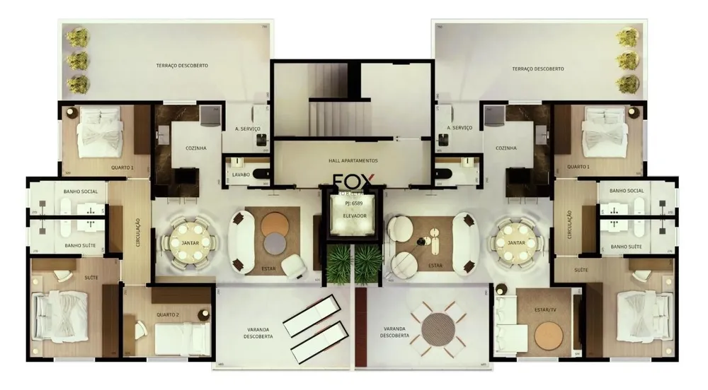 Apartamento, 3 quartos, 124 m² - Foto 4