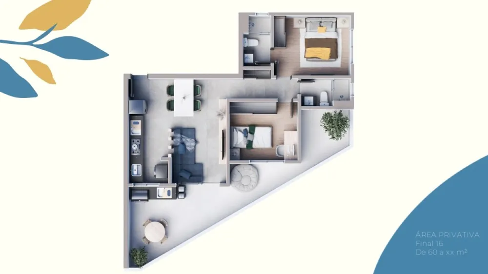 Apartamento, 2 quartos, 59 m² - Foto 9