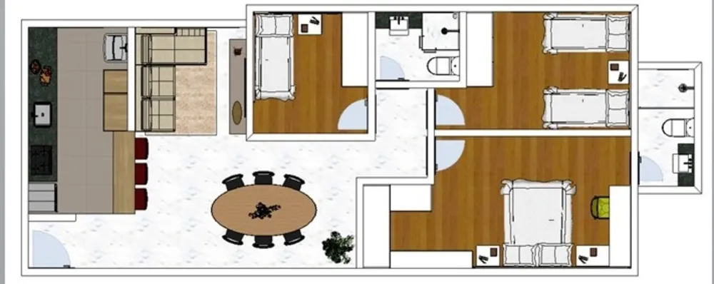 Cobertura, 3 quartos, 147 m² - Foto 2
