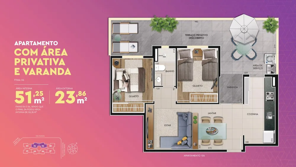 Apartamento, 2 quartos, 60 m² - Foto 11