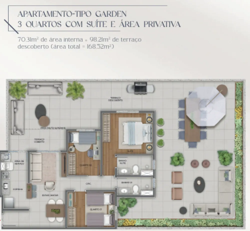 Apartamento, 3 quartos, 71 m² - Foto 8