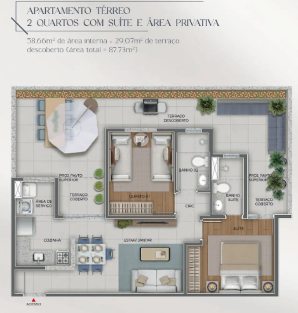 Apartamento, 3 quartos, 71 m² - Foto 9