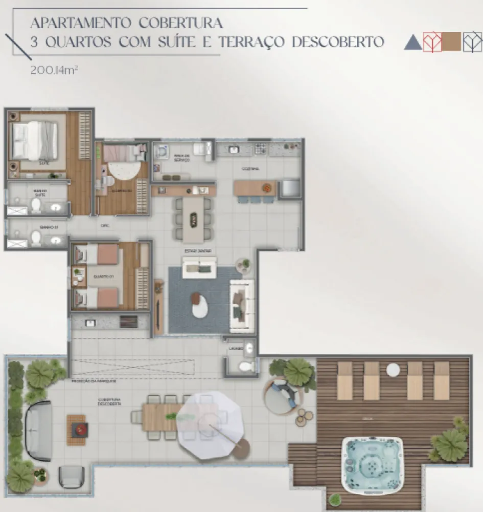 Apartamento, 3 quartos, 71 m² - Foto 5