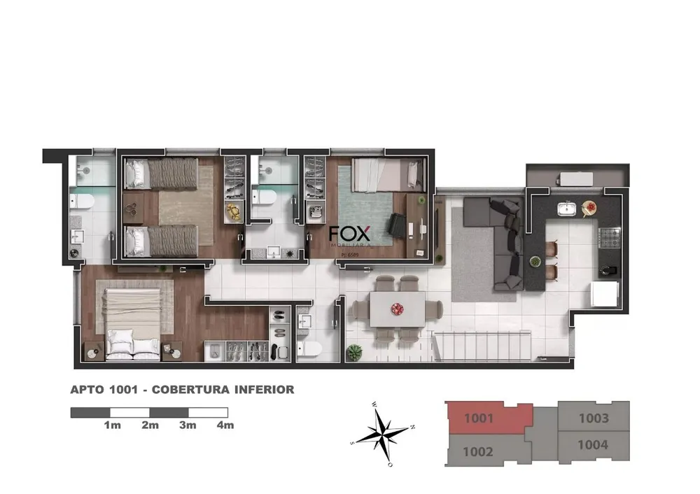 Cobertura, 2 quartos, 122 m² - Foto 8