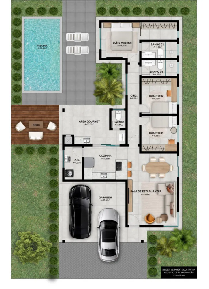 Casa de Condomínio, 4 quartos - Foto 8