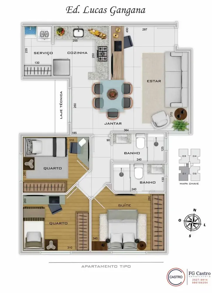 Apartamento, 3 quartos, 75 m² - Foto 8