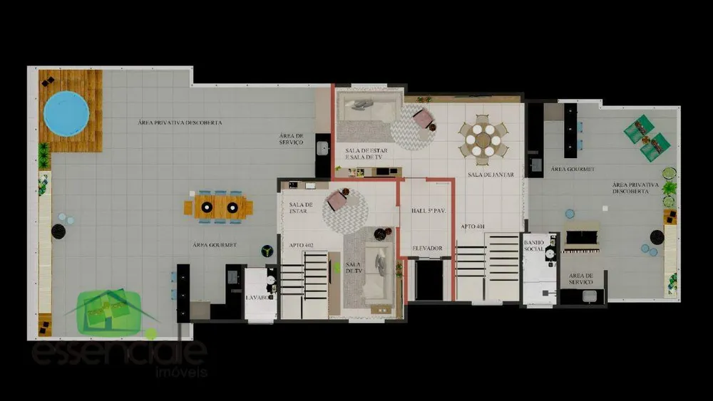 Apartamento, 2 quartos, 61 m² - Foto 4