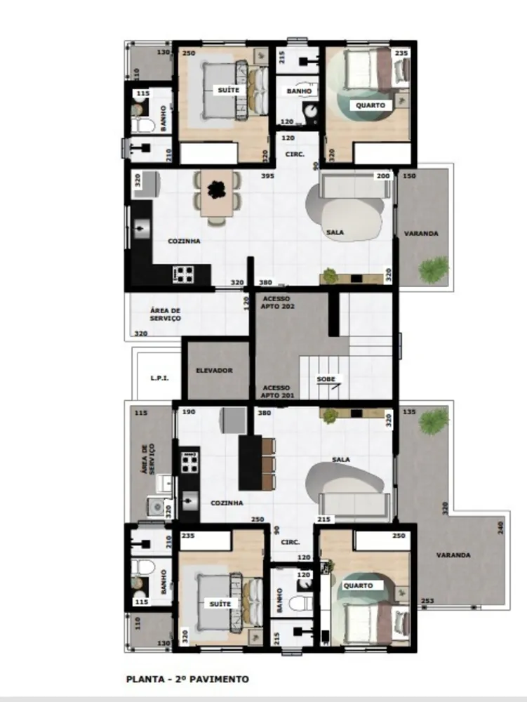 Apartamento, 2 quartos, 55 m² - Foto 3