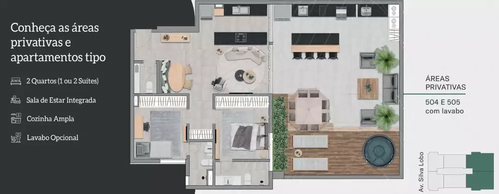 Apartamento, 2 quartos, 69 m² - Foto 5