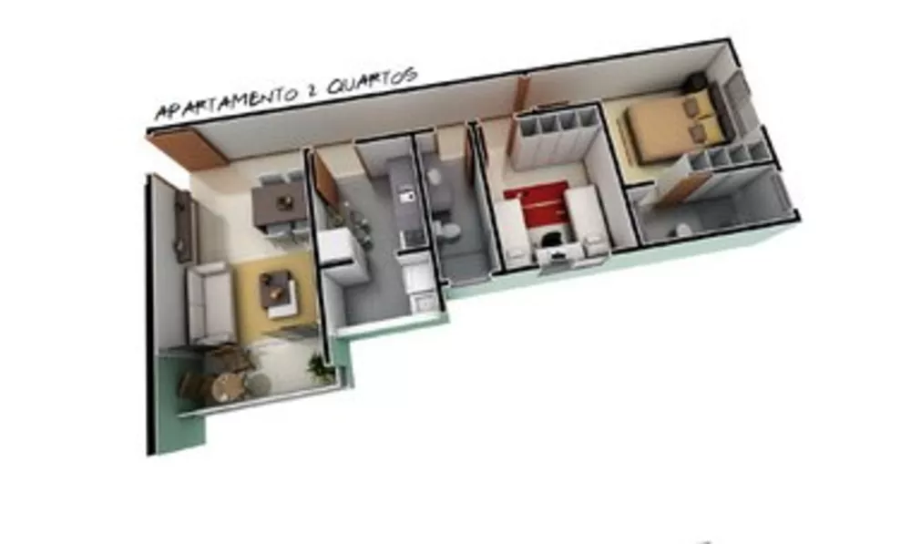 Cobertura à venda com 2 quartos, 55m² - Foto 1