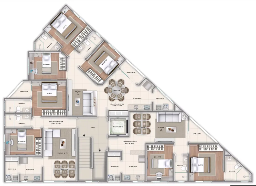Apartamento, 2 quartos, 73 m² - Foto 5