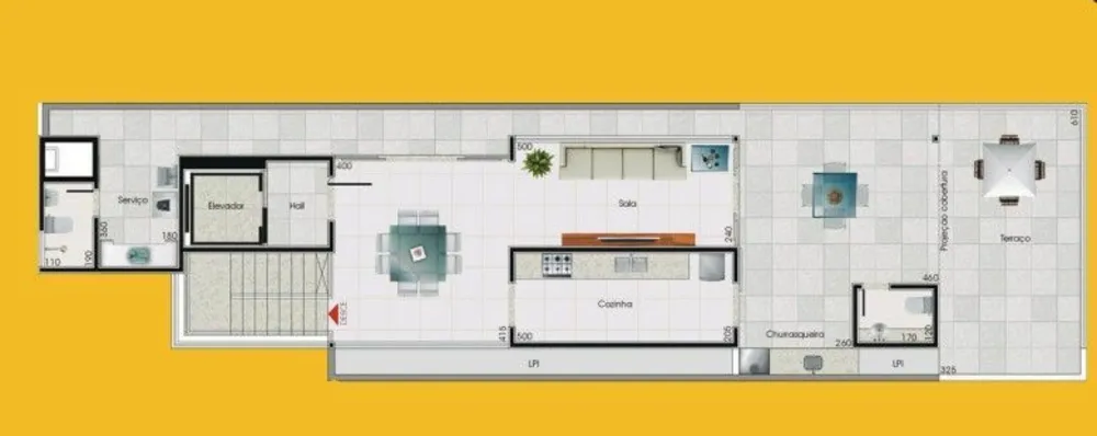 Cobertura, 4 quartos, 233 m² - Foto 3