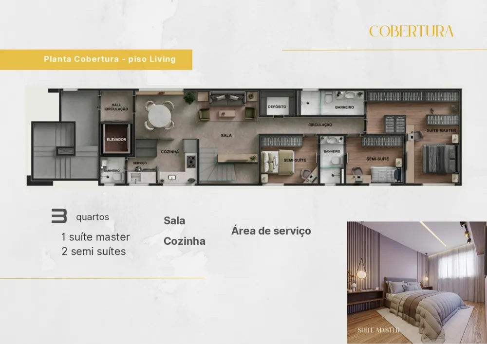 Apartamento, 3 quartos, 207 m² - Foto 2