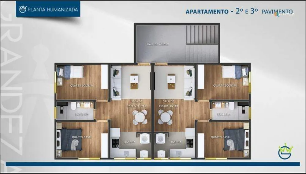 Apartamento, 2 quartos, 46 m² - Foto 9