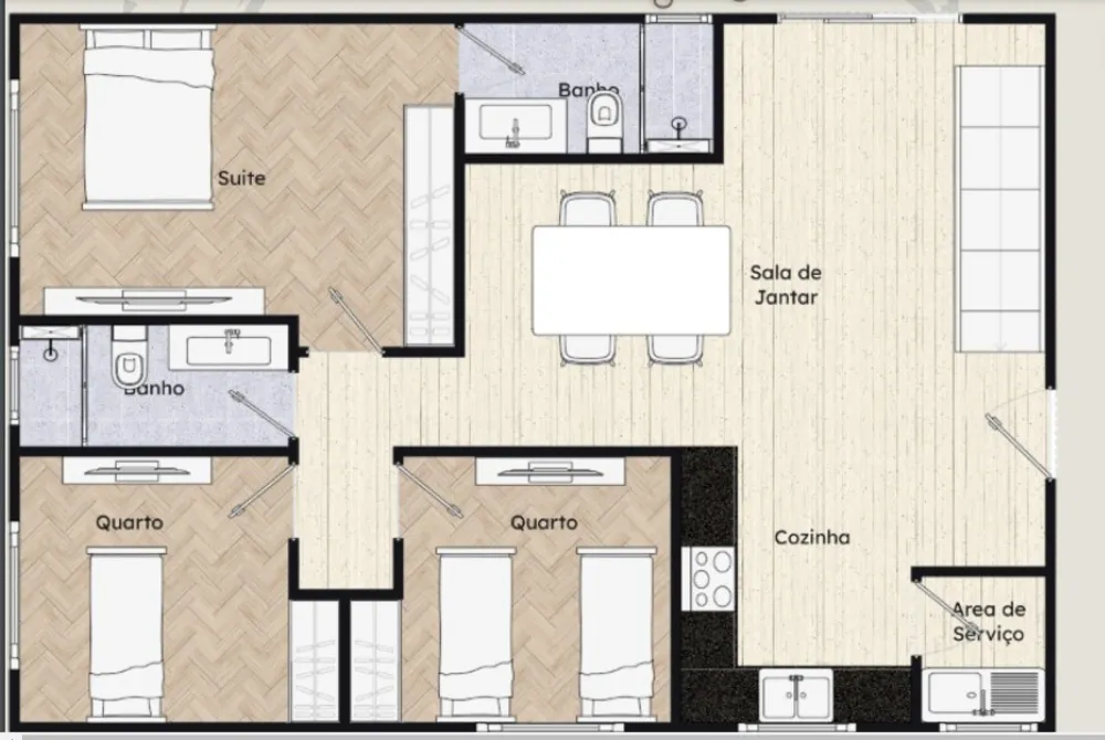 Cobertura, 4 quartos, 147 m² - Foto 8