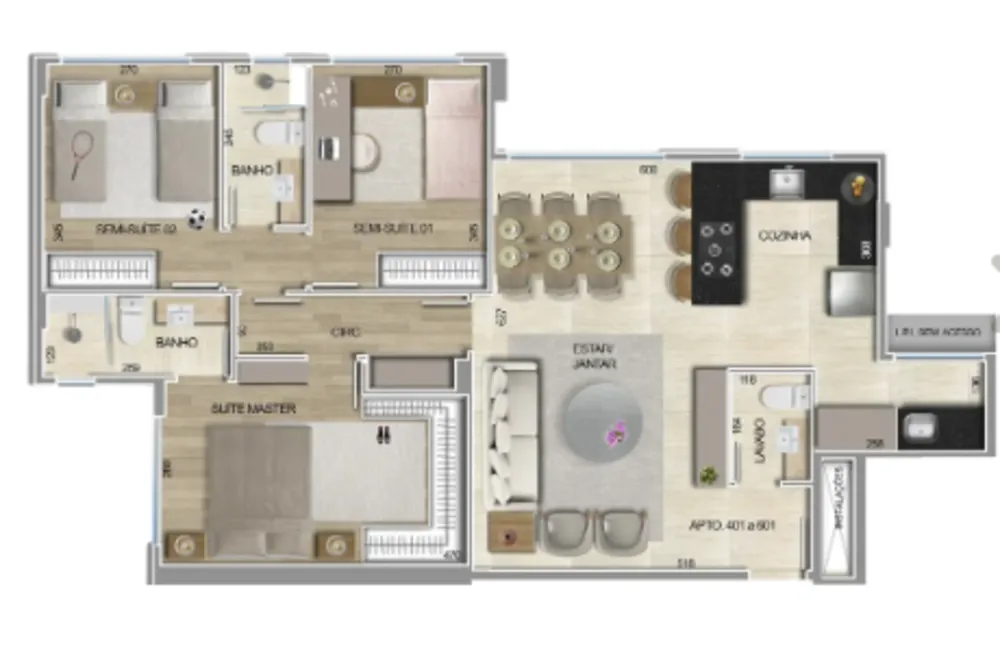 Apartamento, 3 quartos, 91 m² - Foto 6
