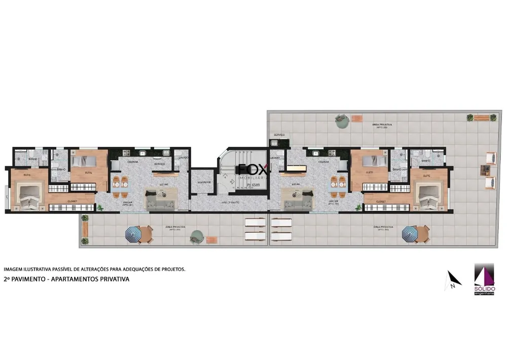Apartamento, 2 quartos, 64 m² - Foto 3