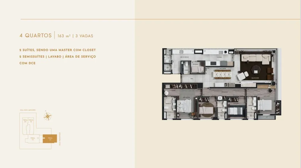 Apartamento, 4 quartos, 163 m² - Foto 11
