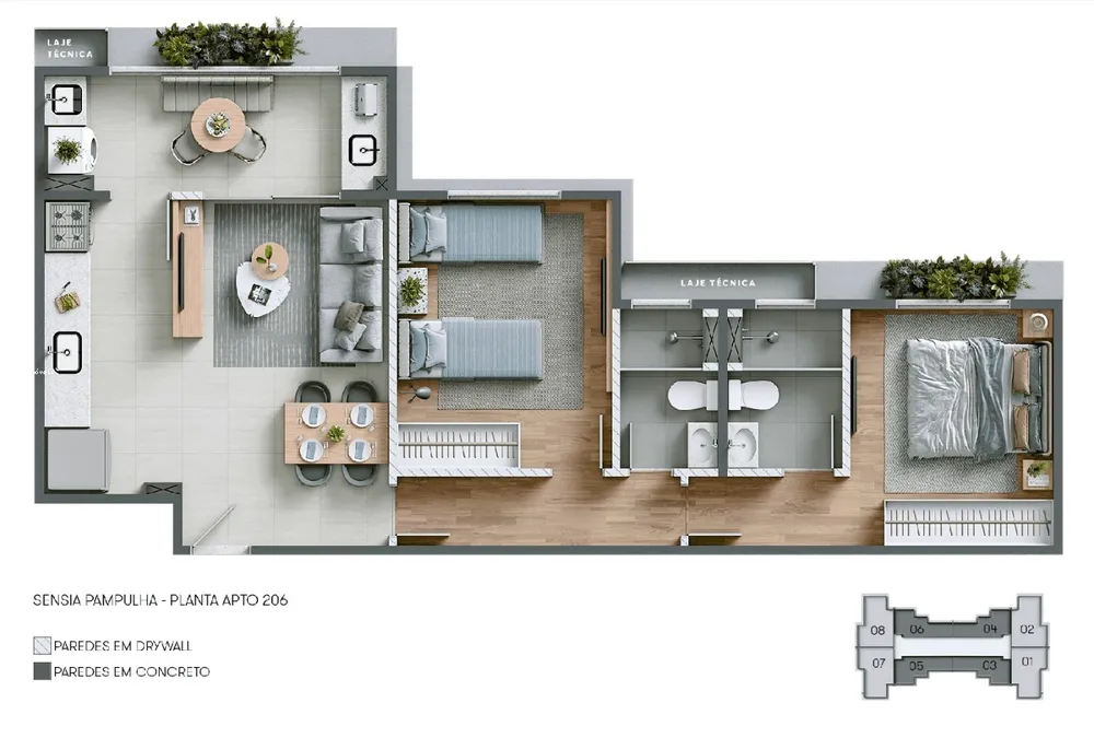Apartamento, 3 quartos, 80 m² - Foto 7
