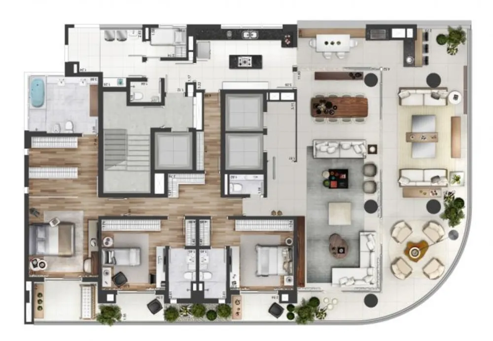 Apartamento, 4 quartos, 323 m² - Foto 8
