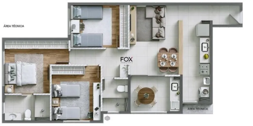 Apartamento, 2 quartos, 53 m² - Foto 12