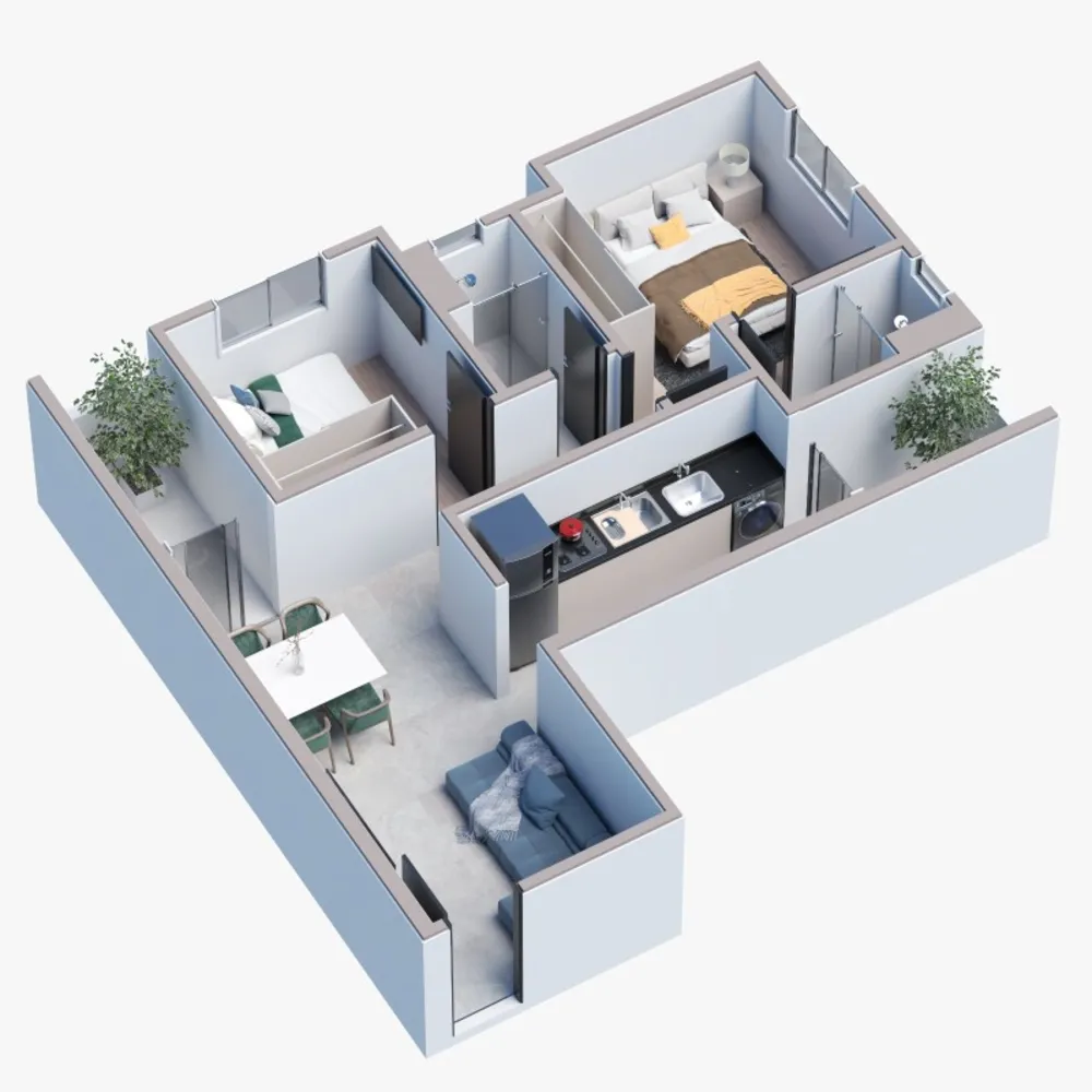 Apartamento, 2 quartos, 49 m² - Foto 9