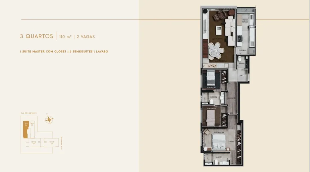 Apartamento, 3 quartos, 110 m² - Foto 18