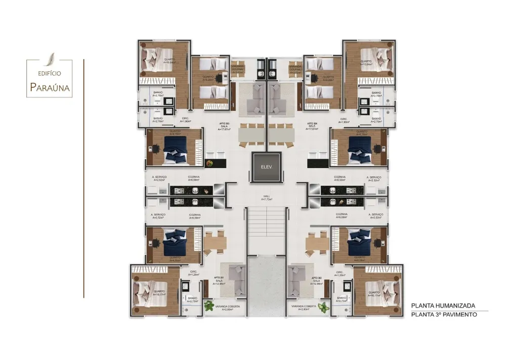 Cobertura, 3 quartos, 99 m² - Foto 9