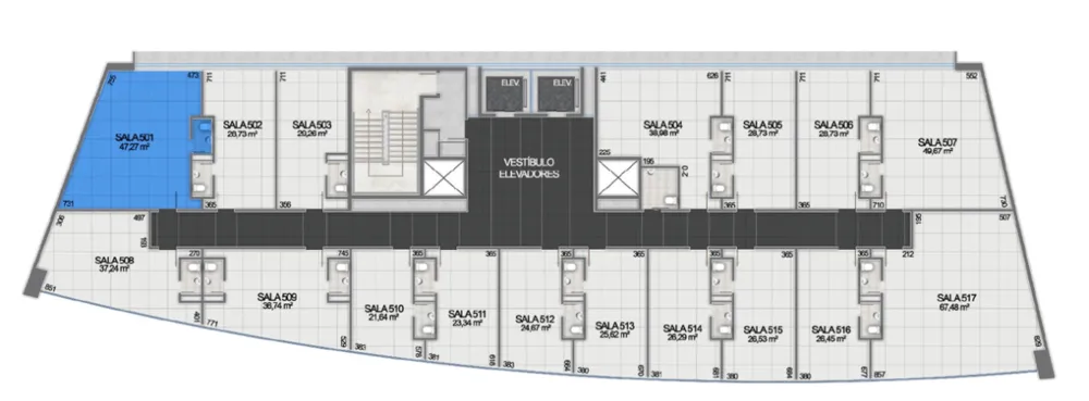 Loja-Salão, 47 m² - Foto 2