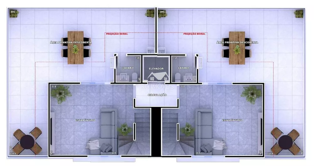 Apartamento à venda com 3 quartos, 142m² - Foto 4