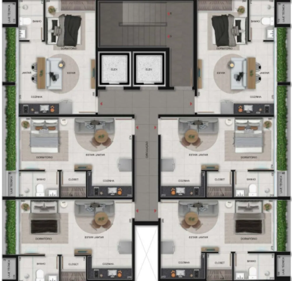 Apartamento, 1 quarto, 27 m² - Foto 1