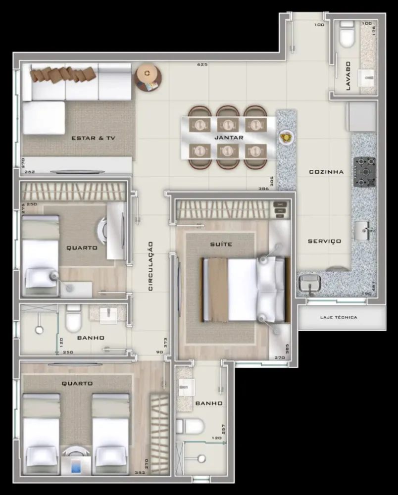 Apartamento, 3 quartos, 79 m² - Foto 8