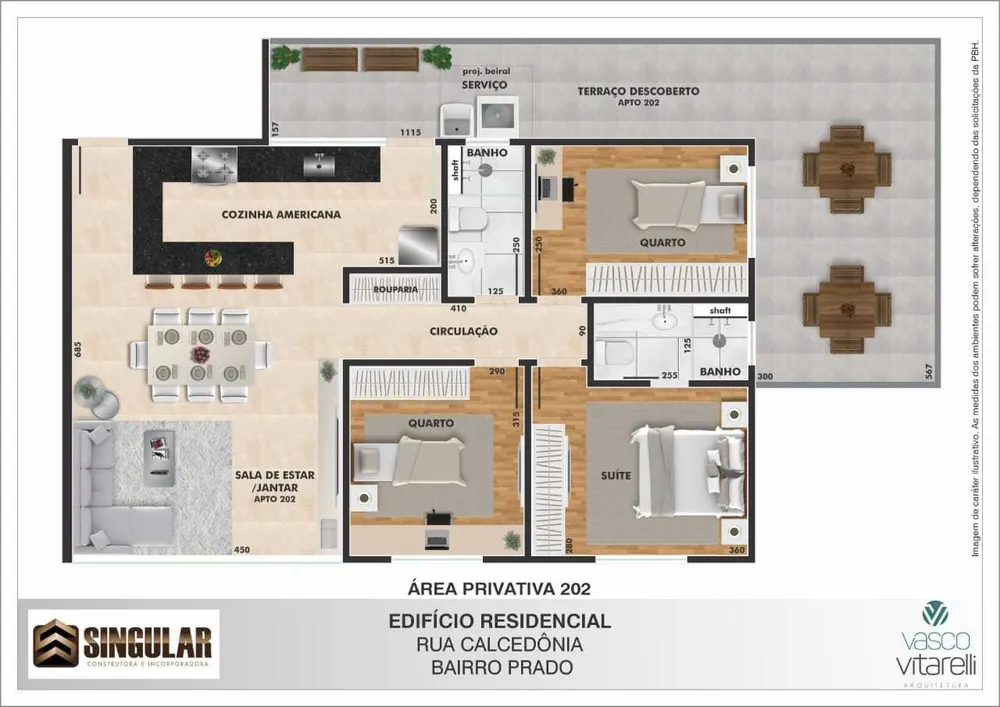 Apartamento, 3 quartos, 30 m² - Foto 8