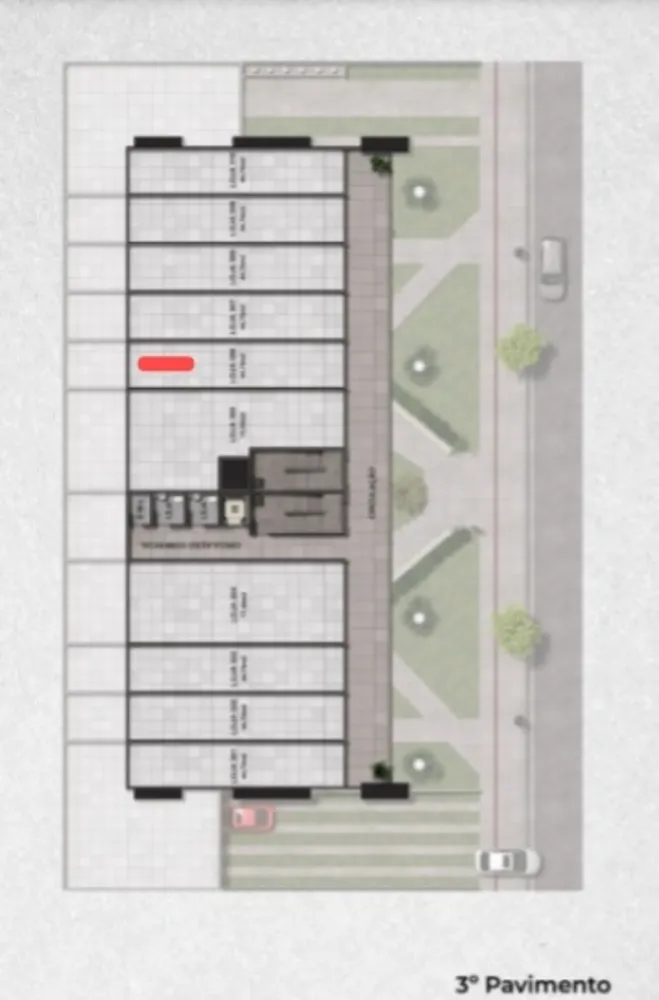 Loja-Salão, 52 m² - Foto 1